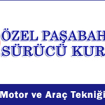 motor ve araç tekniği, paşabahçe sürücü kursu,